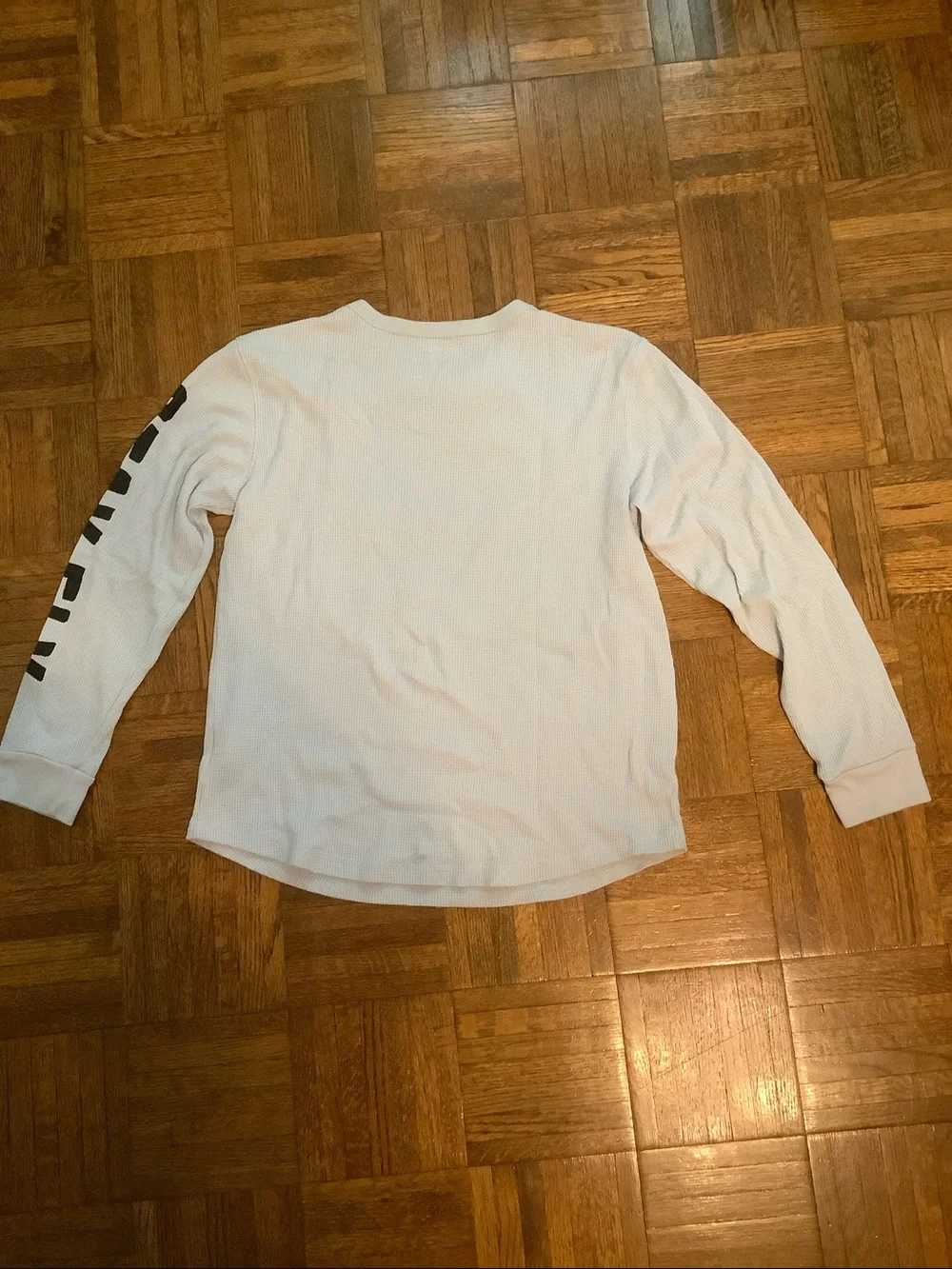 Long sleeve waffle shirt - penguin